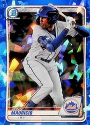 2020 Bowman Sapphire Edition Base Set Ronny Mauricio #BCP-28 card