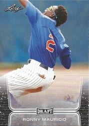 2020 Leaf Draft Base Set Ronny Mauricio #4 card