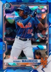 2021 Bowman Sapphire Edition Base Set Ronny Mauricio #BCP-23 card