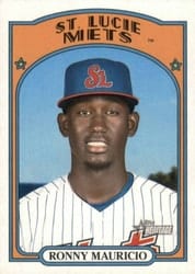 2021 Topps Heritage Minor League Base Set Ronny Mauricio #135 card