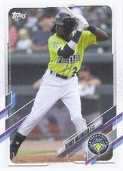 2021 Topps Pro Debut Base Set Ronny Mauricio #PD-57 card