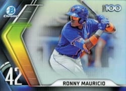 2022 Bowman Scouts' Top 100 Ronny Mauricio #BTP-42 card
