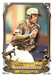 2024 Topps Allen & Ginter In Action Variations Ronny Mauricio (New York Mets) #IA-17 card