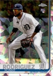 2019 Topps Chrome Sapphire Edition Base Set Ronny Rodriguez #667 card