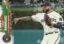 2020 Topps Holiday Base Set Ronny Rodriguez #HW179 card