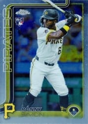 2025 Topps Chrome Update Base Set Ronny Simon #USC35 card