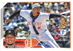 2023 Topps 1st Edition Base Set Rony Garcia #231 card