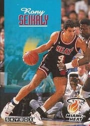 1992-93 SkyBox Base Set Rony Seikaly #129 card