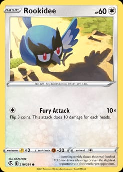 Fusion Strike Rookidee #219 card