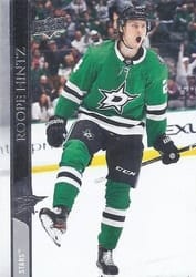 2020-21 Upper Deck Base Set Roope Hintz #314 card