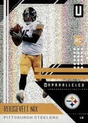 2018 Panini Unparalleled Base Set Roosevelt Nix #169 card
