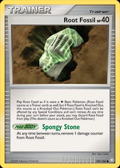Legends Awakened Root Fossil #139 card