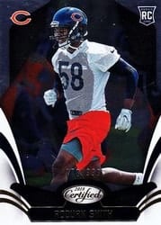 2018 Panini Certified Base Set Roquan Smith #141 card