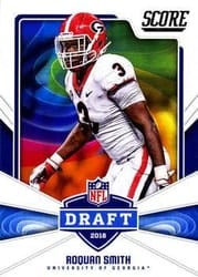 2018 Score NFL Draft Roquan Smith #13 card