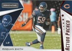 2019 Panini Rookies & Stars Action Packed Roquan Smith #AP-RS card