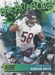 2021 Score Breakthrough Roquan Smith #B13 card