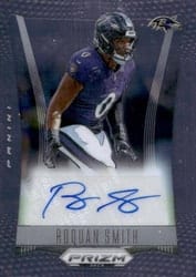 2024 Panini Prizm Deca Signatures Roquan Smith #S-RSH card