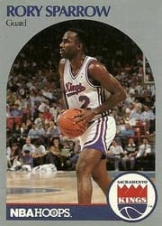 1990-91 Hoops Base Set Rory Sparrow #430 card