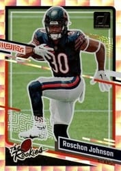 2023 Donruss The Rookies Roschon Johnson #31 card