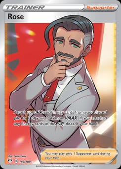 2020 Darkness Ablaze Rose #189 card