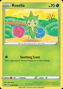 2022 Lost Origin Roselia #14 card