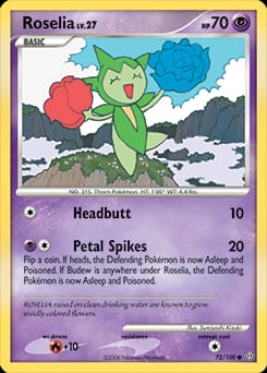 Stormfront Roselia #72 card