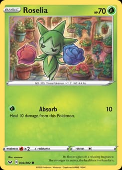 Sword & Shield Roselia #2 card
