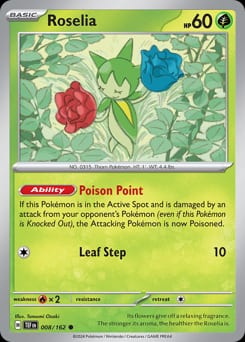 Temporal Forces Roselia #8 card