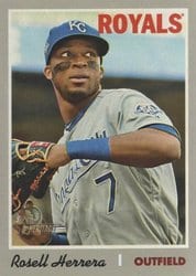 2019 Topps Heritage Base Set Rosell Herrera #266 card