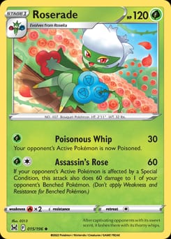 Lost Origin Roserade #15 card