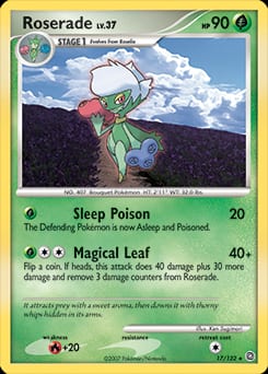 Secret Wonders Roserade #17 card