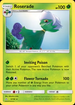 Ultra Prism Roserade #5 card
