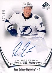 2021-22 SP Authentic Base Set Ross Colton #105 card