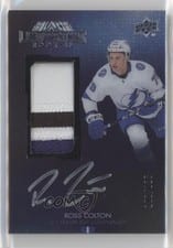 2021-22 SPx UD Black Lustrous Rookie Autograph Patch Ross Colton #LRPA-RC card