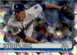 2019 Topps Chrome Sapphire Edition Base Set Ross Stripling #267 card