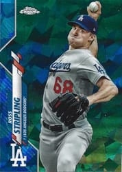 2020 Topps Chrome Sapphire Edition Base Set Ross Stripling #546 card