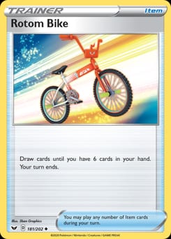 Sword & Shield Rotom Bike #181 card