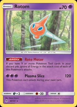 Forbidden Light Rotom #40 card