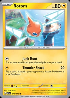 Scarlet & Violet Rotom #70 card