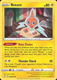 Shining Fates Rotom #34 card