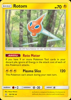 Ultra Prism Rotom #50 card