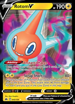 Crown Zenith Rotom V #45 card