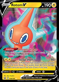 Lost Origin Rotom V #58 card