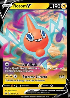 SWSH Black Star Promos Rotom V #SWSH257 card