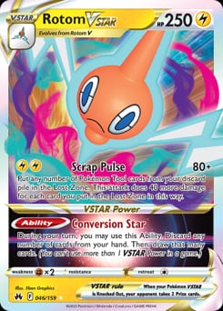 Crown Zenith Rotom VSTAR #46 card