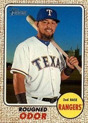 2017 Topps Heritage Base Set Rougned Odor #17 card