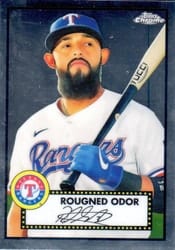 2021 Topps Chrome Platinum Anniversary Base Set Rougned Odor #336 card