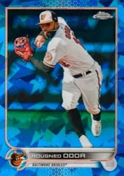 2022 Topps Chrome Update Sapphire Edition Base Set Rougned Odor #US152 card