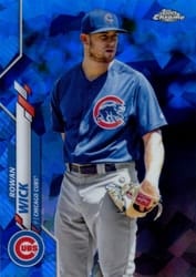 2020 Topps Chrome Sapphire Edition Base Set Rowan Wick #494 card