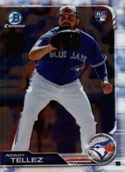 2019 Bowman Chrome Base Set Rowdy Tellez #28 card